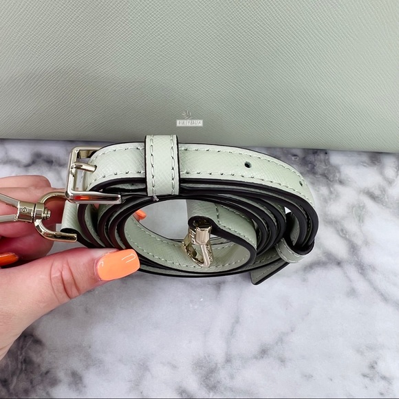 Kate Spade Staci Sage Bundle Green Medium Satchel Crossbody - Picture 10 of 10